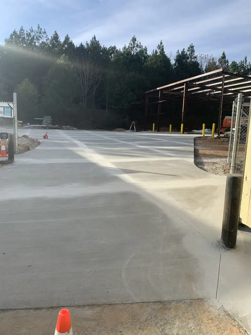 Commercial concrete work by Ace Concrete Construction