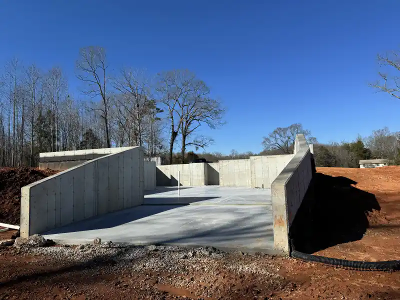 Foundation and retaining wall work by Ace Concrete Construction