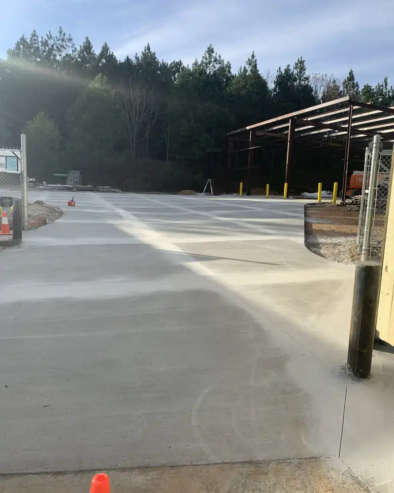 Commercial concrete work by Ace Concrete Construction