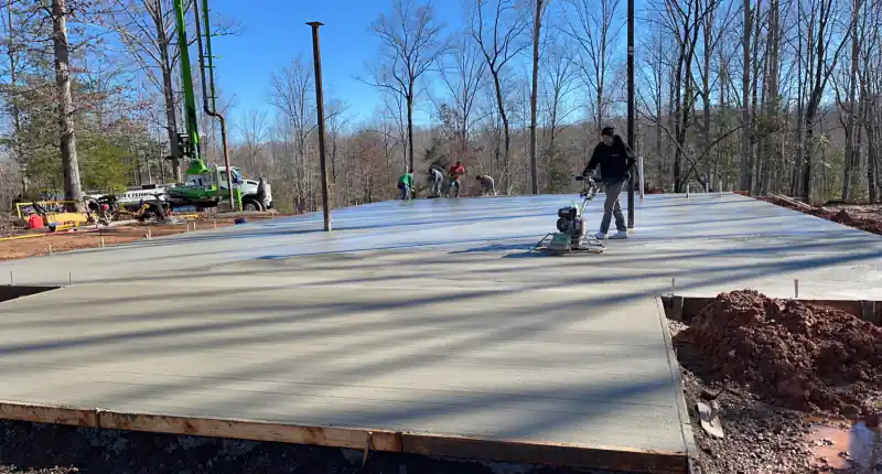 Commercial concrete work by Ace Concrete Construction