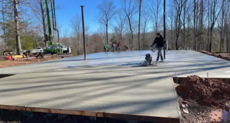 Commercial concrete work by Ace Concrete Construction