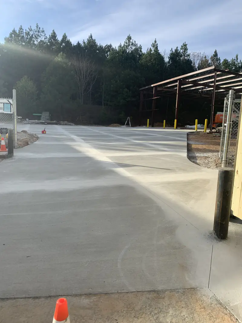 Commercial concrete work by Ace Concrete Construction