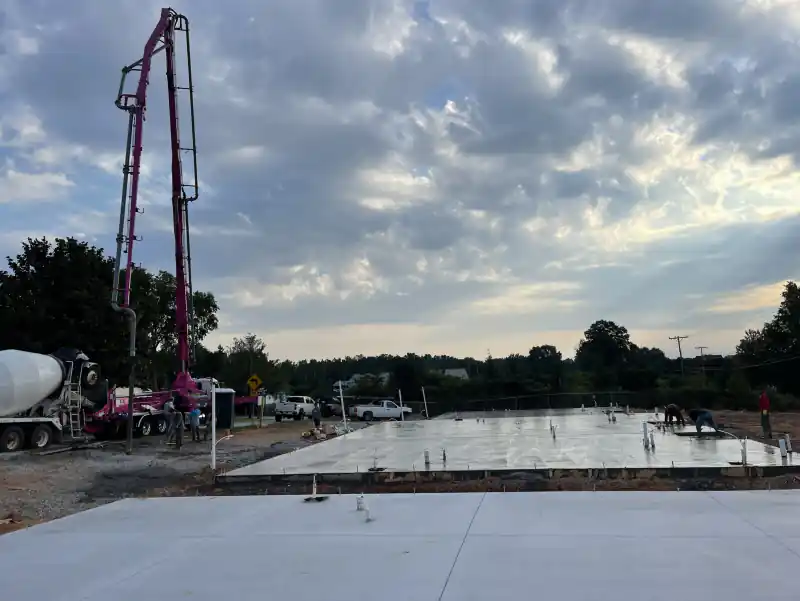 Commercial concrete work by Ace Concrete Construction
