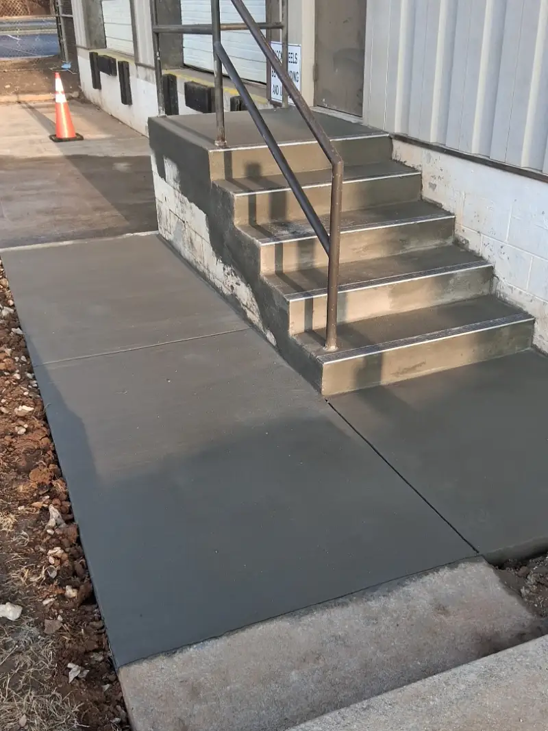 Commercial concrete work by Ace Concrete Construction