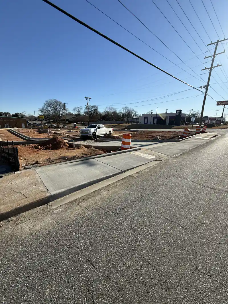Commercial concrete work by Ace Concrete Construction
