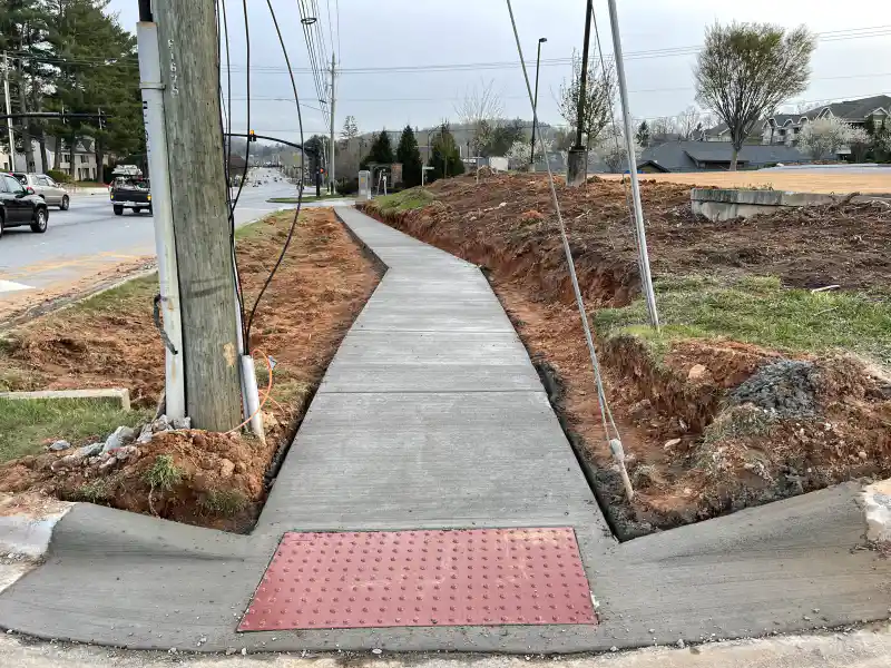 Commercial concrete work by Ace Concrete Construction