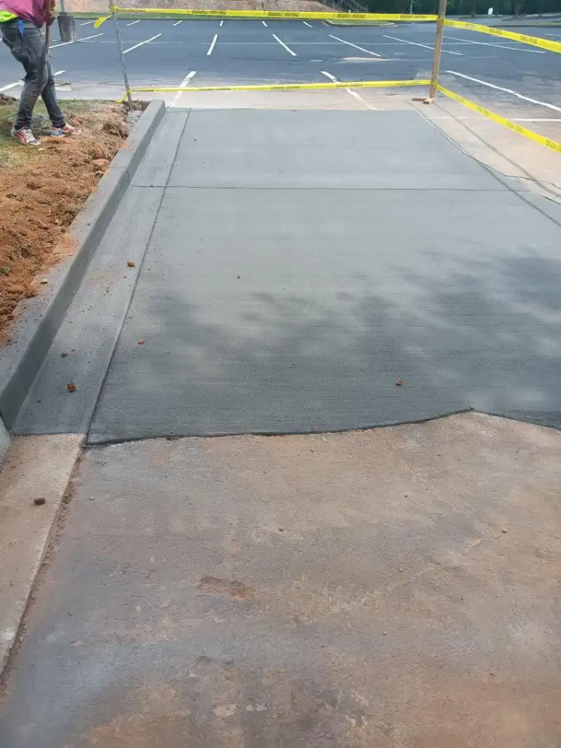 Commercial concrete work by Ace Concrete Construction