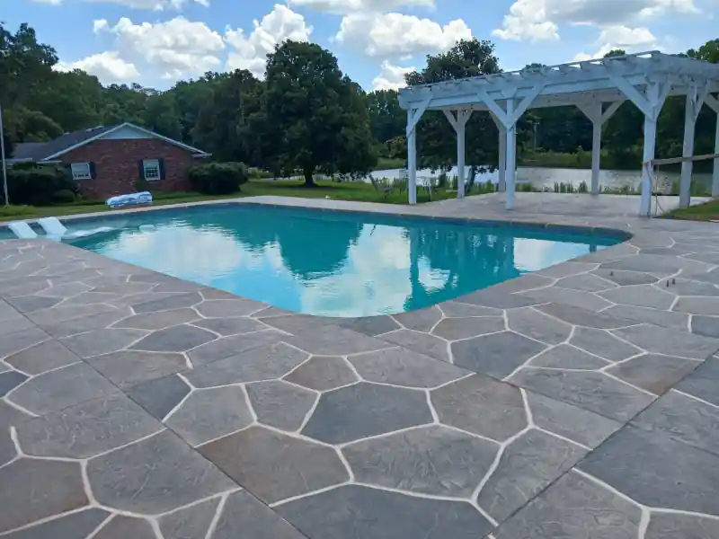 A concrete coating or overlay applied by Ace Concrete Construction
