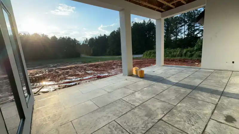 Decorative concrete finish by Ace Concrete Construction