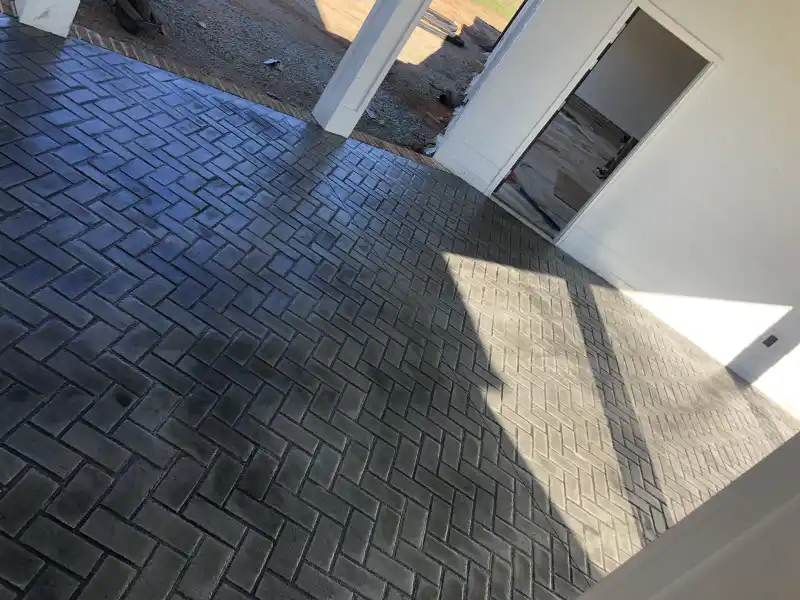 Decorative concrete finish by Ace Concrete Construction