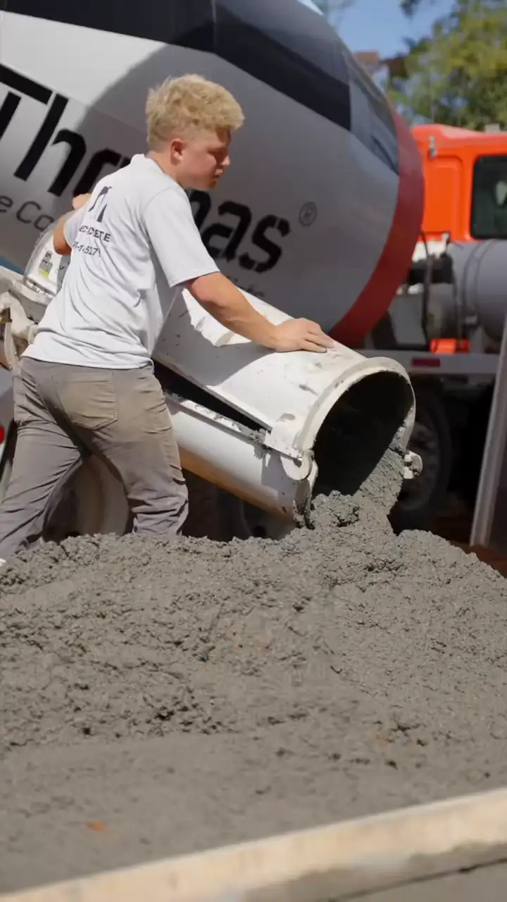 Stamping and finishing decorative concrete - Ace Concrete Construction