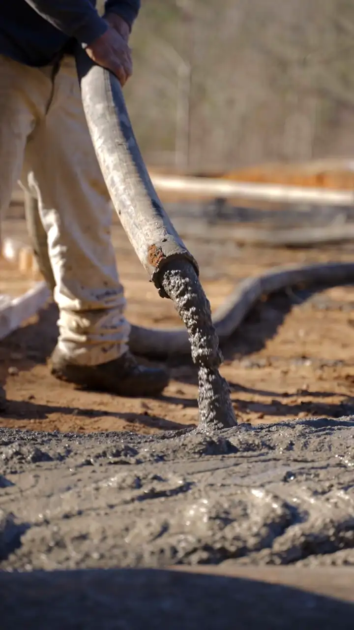 Pouring a driveway - Ace Concrete Construction