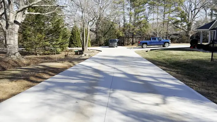 Pouring a driveway - Ace Concrete Construction