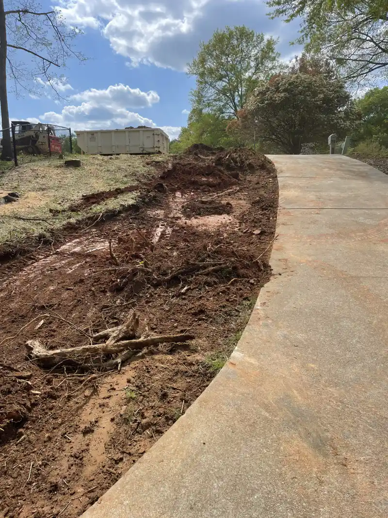 Concrete driveway poured by Ace Concrete Construction