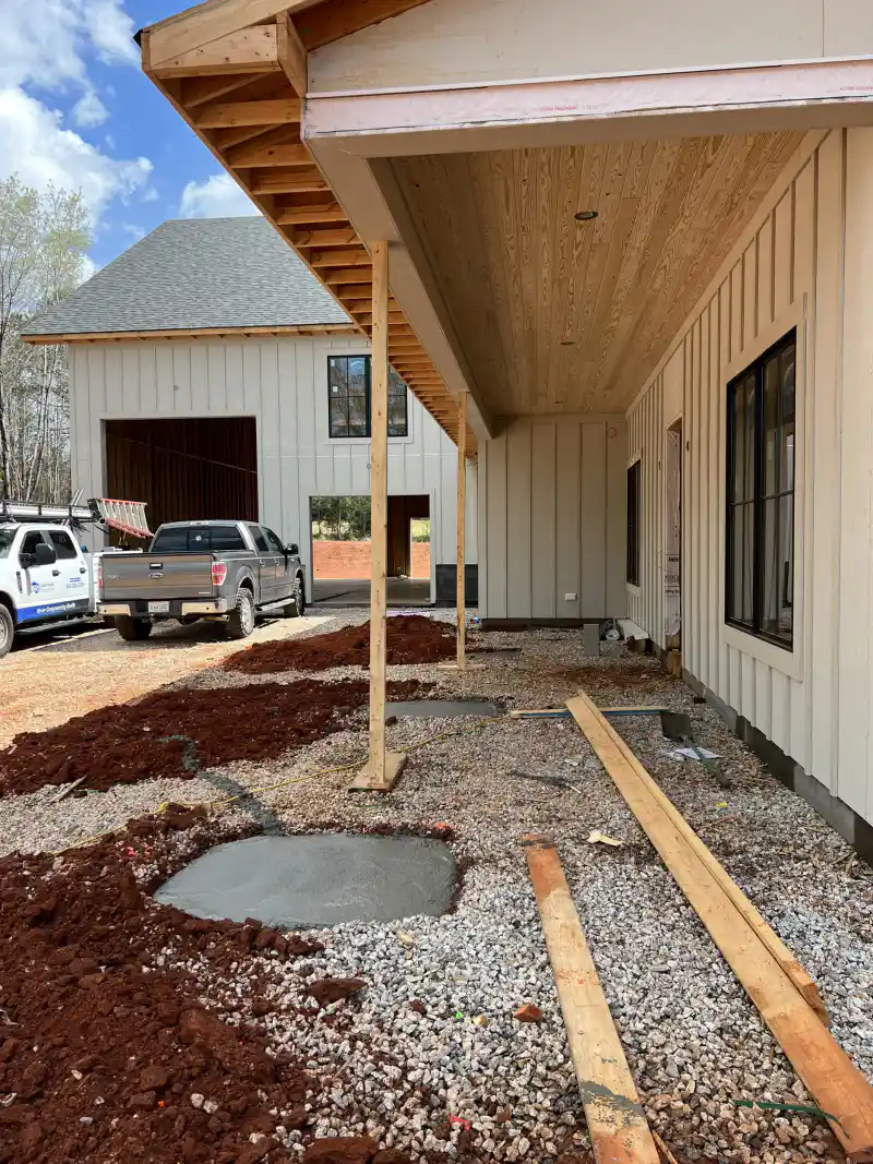 Foundation or retaining wall built by Ace Concrete Construction