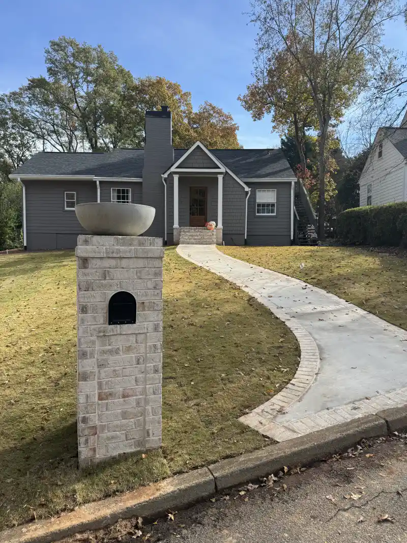 Concrete patio and outdoor living area poured by Ace Concrete Construction